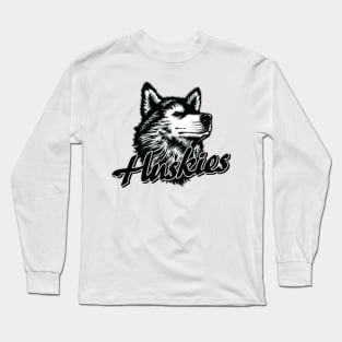 Siberian Husky Dog Long Sleeve T-Shirt